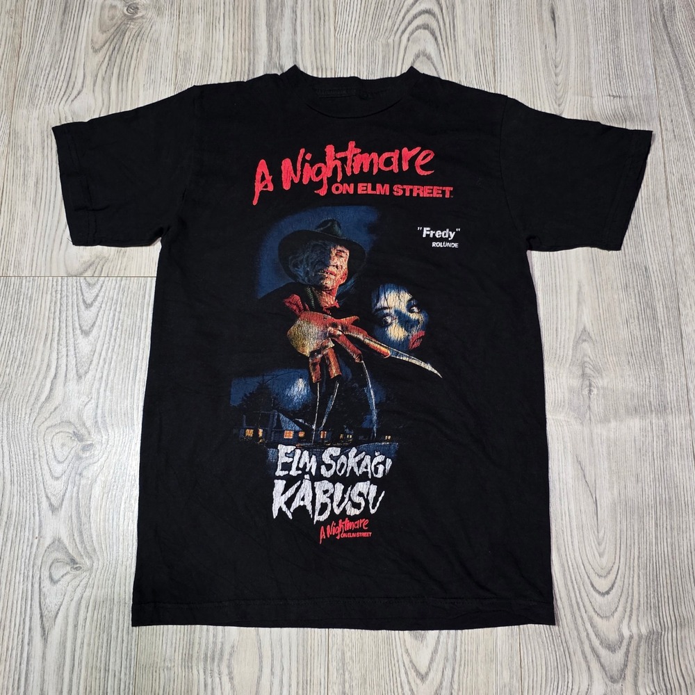 Nightmare on Elm Street International Movie Poster Tee - Size Small